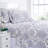 Serenity 300 Thread Count Floral 100% Cotton Sateen Sheet Set-1330079998