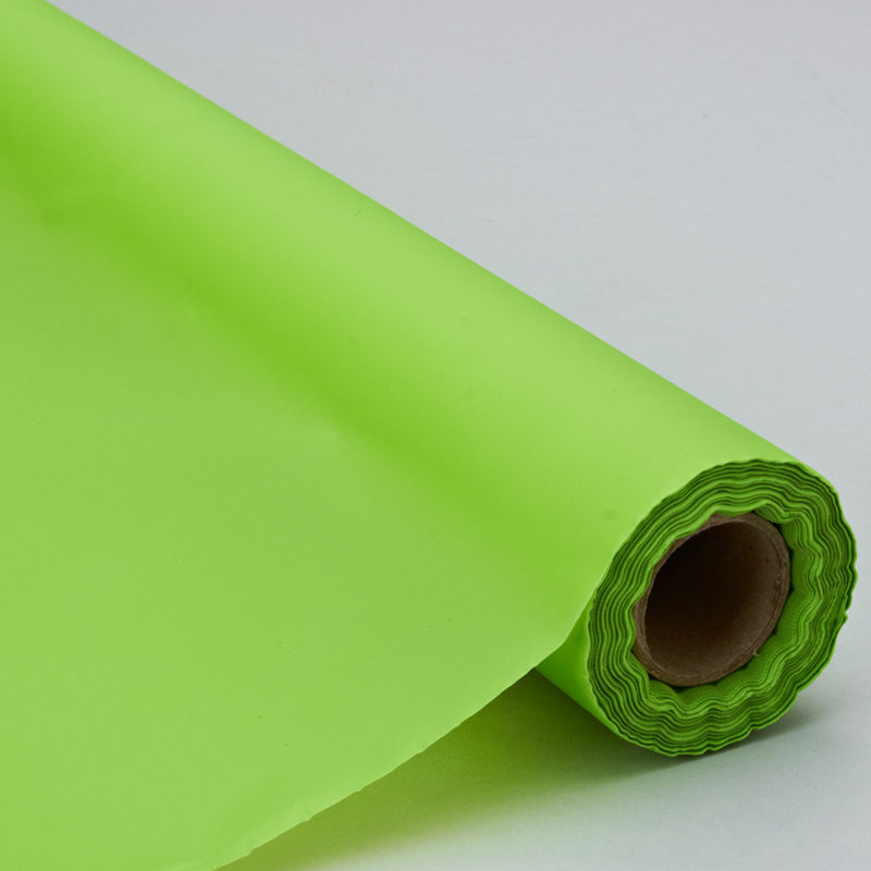 Rouleaux de nappe en plastique jetables, VERT POMME