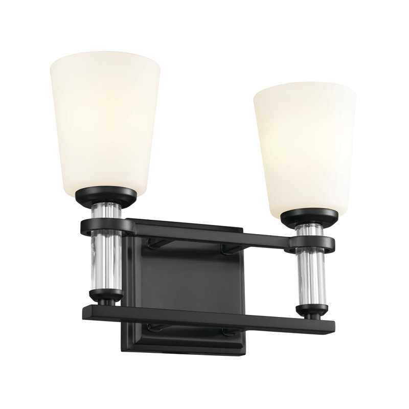 Burnita Dimmable Vanity Light, 2, Black