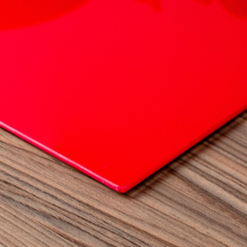 Harbour Housewares - Glass Placemats, Red