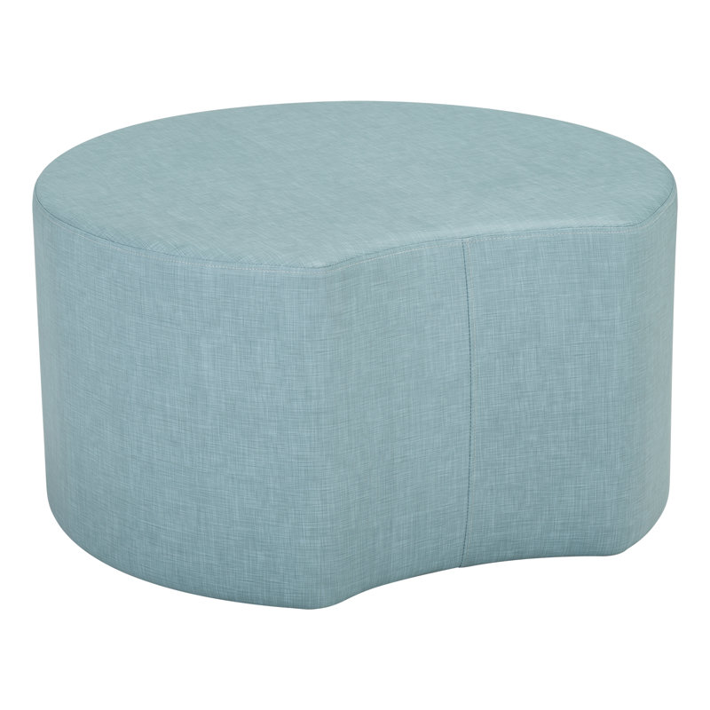 Learniture Structured Crescent Stool -Flexible Modular Collaborative Soft Seating For Office, Home, Lounge And School Classrooms With Durable Frame 1014N