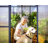 Palram - Canopia Glory 8' W x 20' D Premium Walk-In Hobby Twin Wall Polycarbonate Aluminum Frame Greenhouse Kit with Roof Vents - Gray-90988246