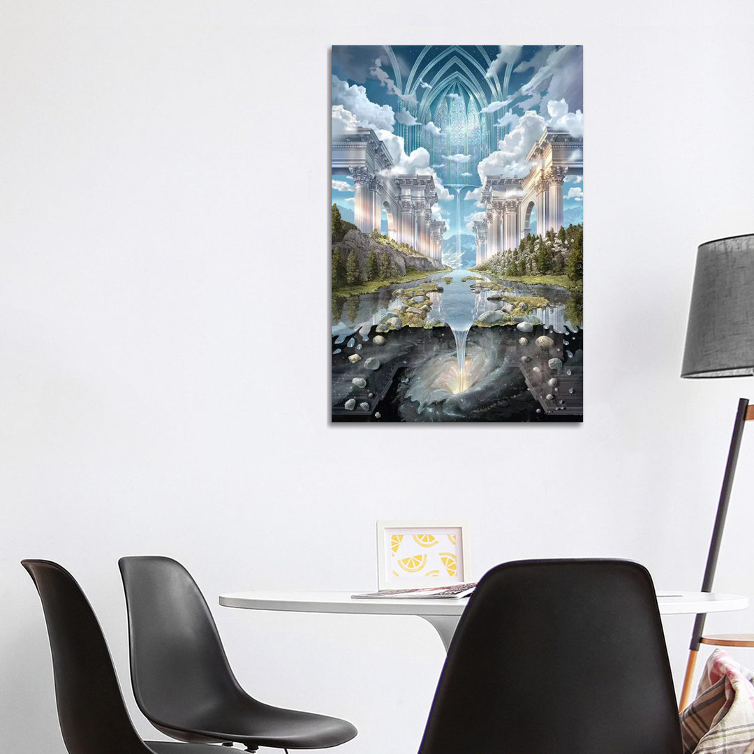 Genesis II von John Stephens - Galerie-verpackte Leinwand Giclée auf Leinwand