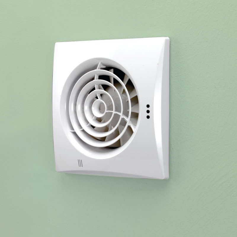 Hush Bathroom Fan, White