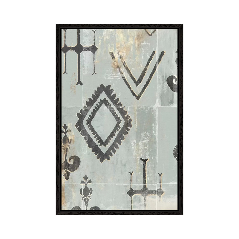 Gilded Ornate I by Isabelle Z - Painting on Canvas, 152.5 cm H x 101.5 cm W, Black Framed