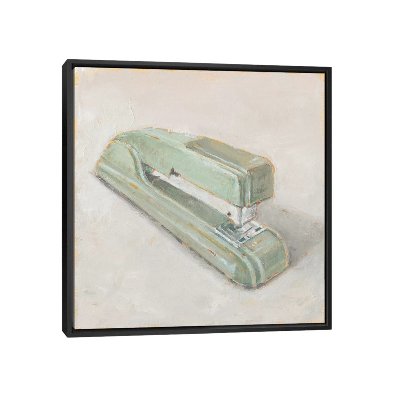«Old School IV» par Ethan Harper - reproduction d'art, H 18 po x l 18 po x 1,5 po, Toile avec cadre noir, Pas de tapis