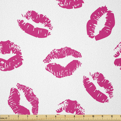 Dewitz Vibrant Coloured Lipstick Kiss Multi-Purpose Fabric