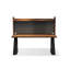 Bureau d'écriture rectangulaire en bois massif brun noisette-118331840