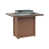 Hammered Top Bronze with Cedar Base