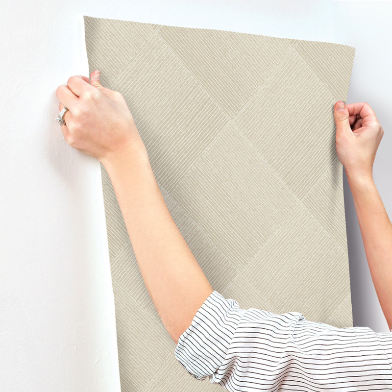 Papier peint Channel, Brun clair