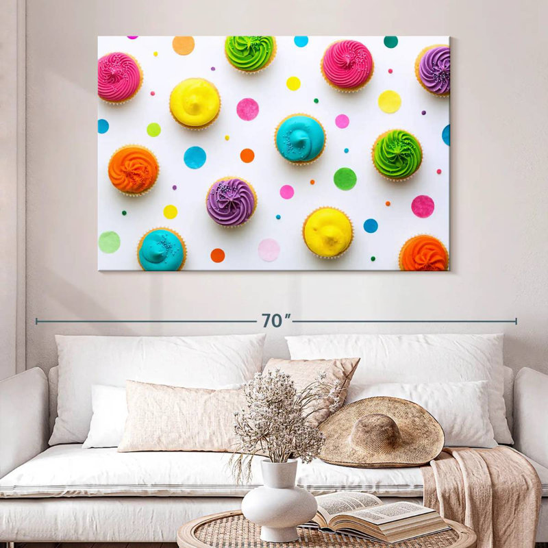 Yarlin Cupcakes, 34" H x 51" W