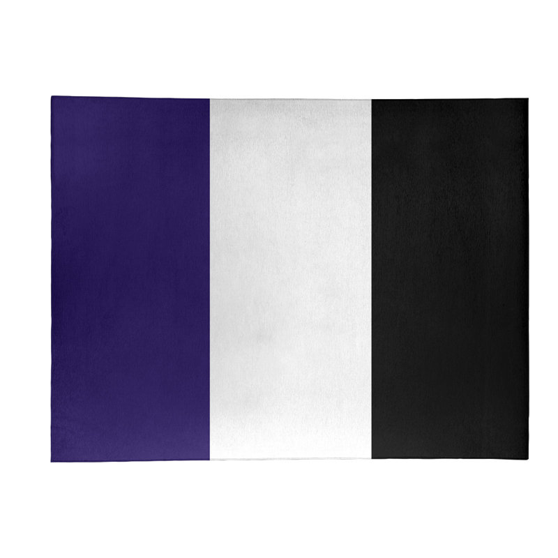Tapis de zone en poly-rayures baltimore retour foote, Rectangle 8 pi x 10 pi