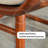 Spacious Rocking Chair with Solid Wood Frame
