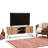 Hunter 60"W Solid Mango Wood Industrial TV Stand for TVs up to 65" with 2 Cabinets and Open Shelf-2087967493