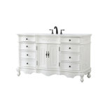 60 Inch White Bathroom Vanities You'll Love | Wayfair