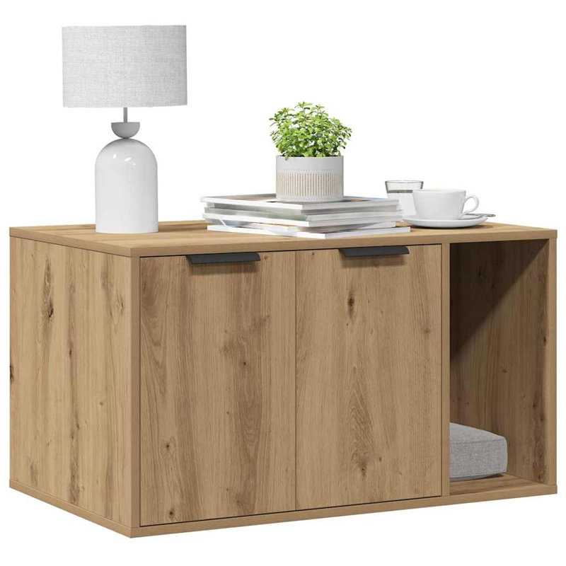 Engineered Wood Stocking Holder, Artisian oak