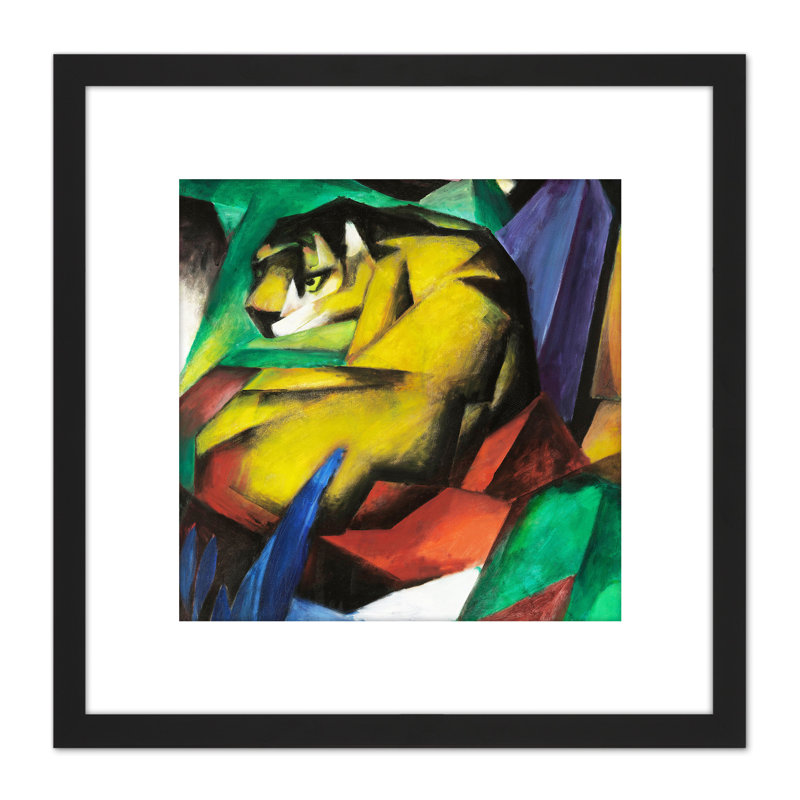 The Tiger by Franz Marc - Single Picture Frame Painting