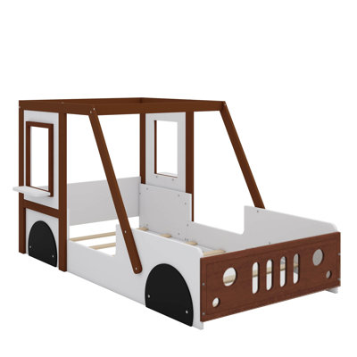 Un lit de voiture simple et amusant, un lit plateforme en forme de voiture