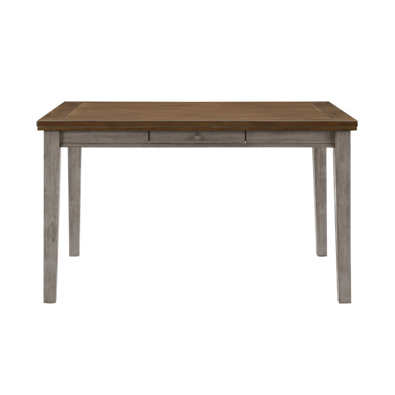 Rava Top 1 End Table with Storage, Gray