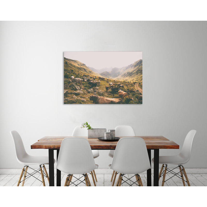 «In The Valley», toile tendue par Aledanda, H 10 po x l 15 po x P 1,5 po