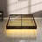 Queen Size Floating Bed Frame with LED Lights, Heavy Duty Metal Platform-494750652