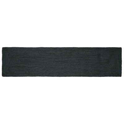 Solid Colour Hand Braided Area Rug
