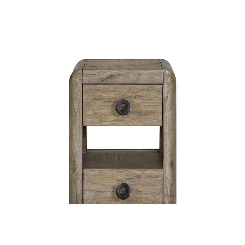 English Knotty Oak Spot Table