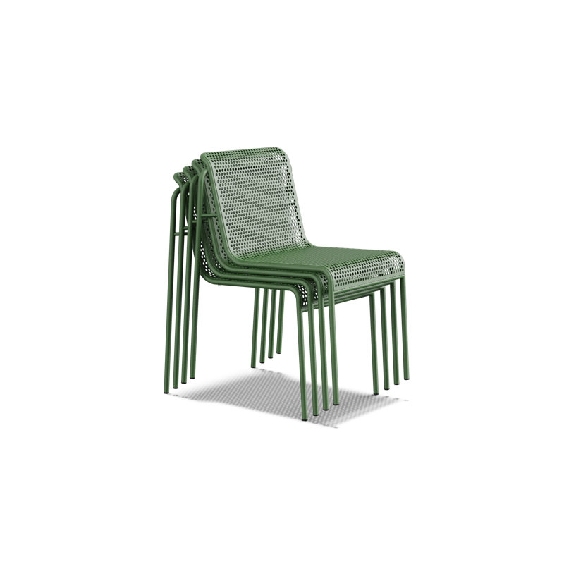 Perf Outdoor Dining Side Chair, Aloe