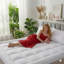 4Inch/ 10cm Microfiber Mattress Topper-1058628150