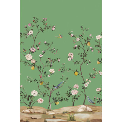 Seabrook Designs Blossom Nonwoven Unpasted Wall Mural