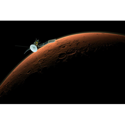 " Satellite Orbiting Mars "