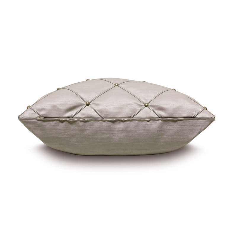 Vionnet Square Pillow Cover & Insert, Faux Down