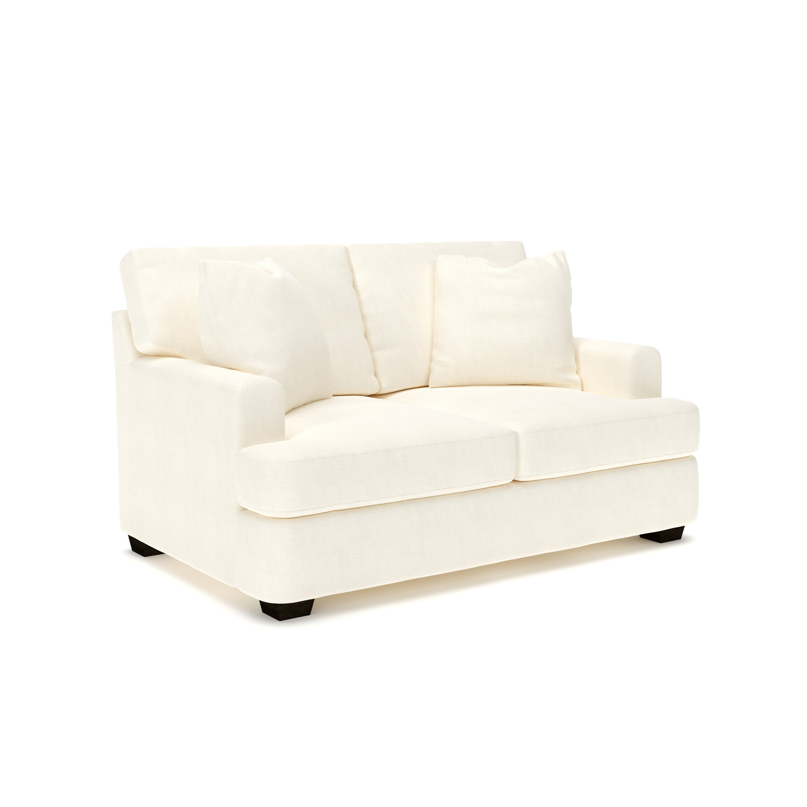 Emilio 65'' Upholstered Loveseat, Conversation Pearl