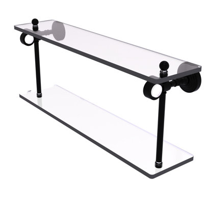 Jarrell 2 Piece Glass Tiered Shelf