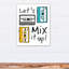 Art sur toile tendu mixtapes Rugeley-1555649271