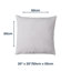 White Square Throw Pillow Insert Cushion Pad-123529547