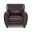 Fauteuil pivotant au design d'inspiration rétro et au confort du similicuir
