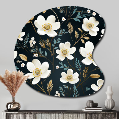 Hackman - Floral Drop Shape Irregular Metal Wall Decor