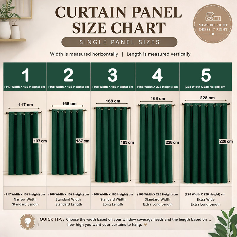 Winkel Heavy Velvet Eyelet Ready Made Thermal Drapes & Curtains, Green Emerald, (168 Width X 228 Height) cm