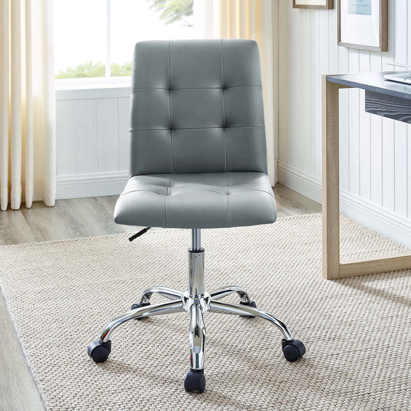 Chaise de bureau Modway Prim, Gris
