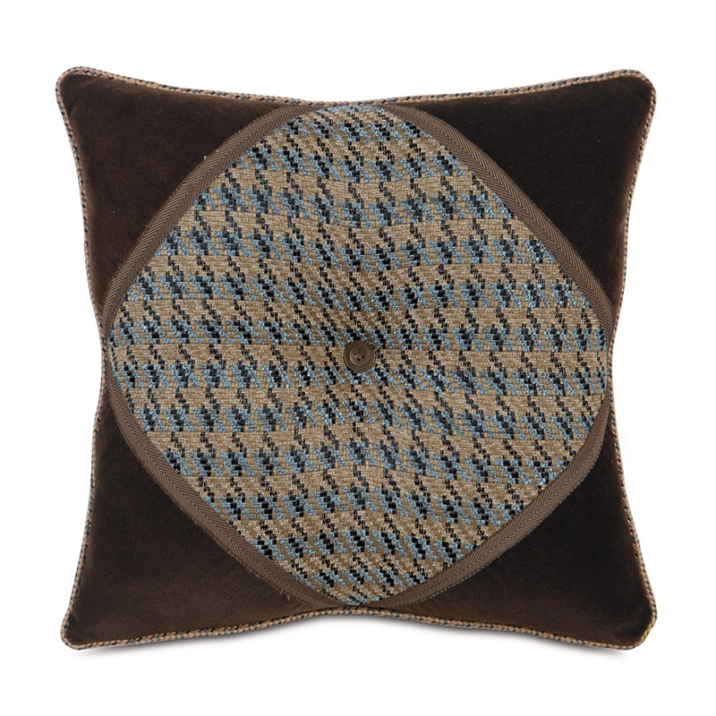 Powell Houndstooth Down Throw Pillow