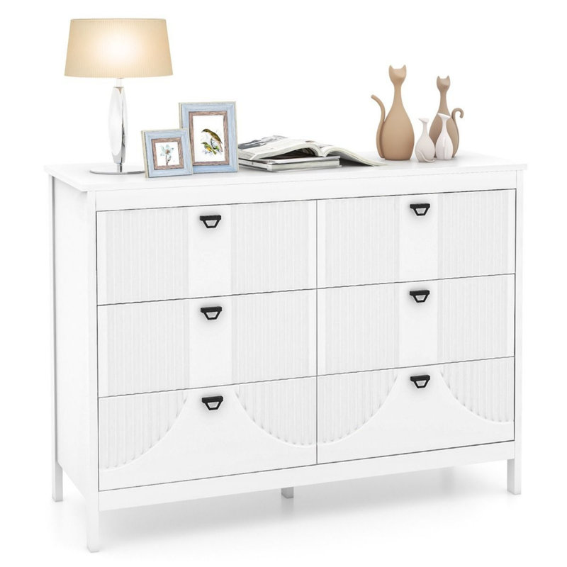 106cm W 6 - Drawer Chest of Drawers