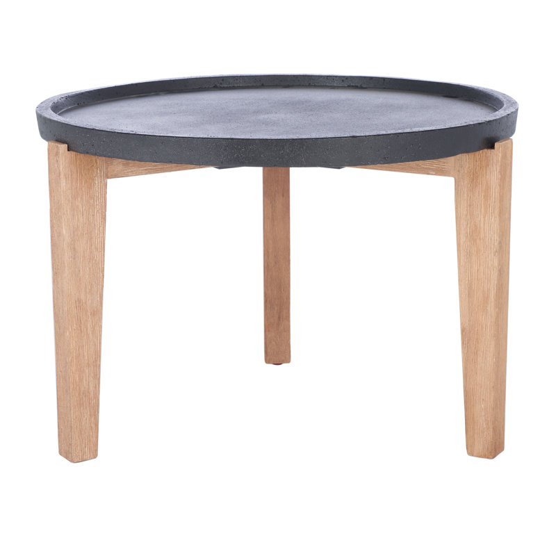 Table d'appoint Summerfield, Noir, L 28,7 po x l 28,7 po