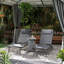 Lounge Chair Outdoor Set of 2, Folding Adjustable Chaise Lounge