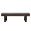 Banc d'intérieur 59 "et banc à chaussures de style industriel pour la salle à manger, surface d'entrée Scratch moderne Mid-Century
