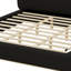 Lit plateforme tapissier élégant, conception compacte à profil bas-129598493-129598490