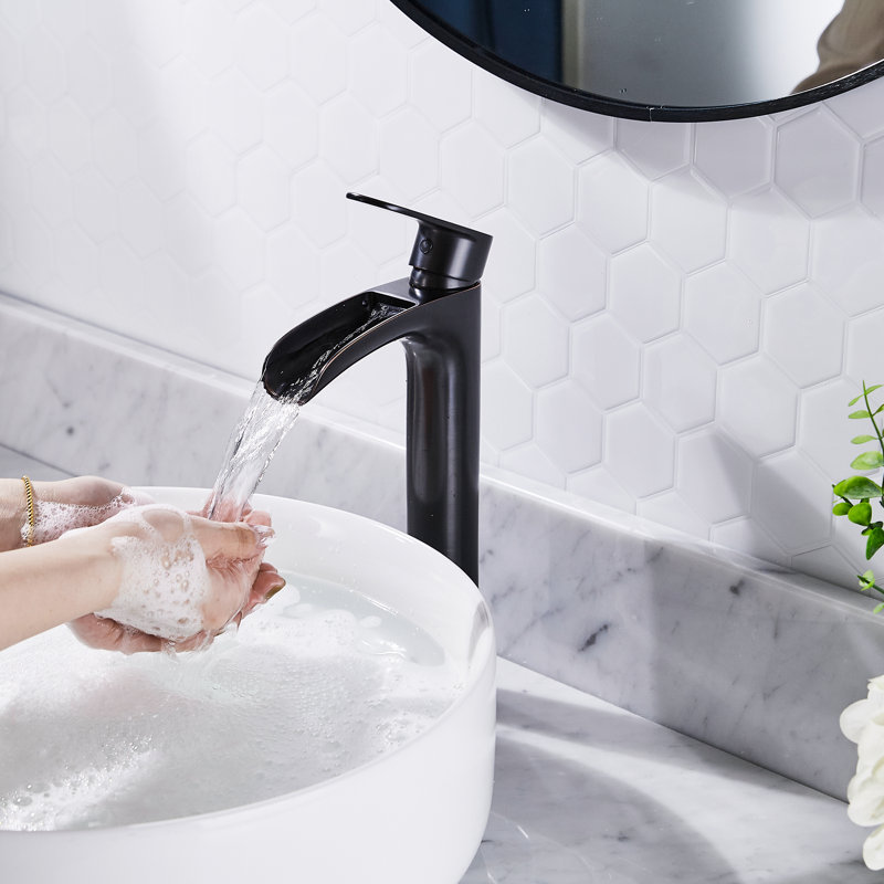 Waterfall Tap with Waste, Oil Rubbed Bronze
