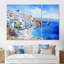 Santorini, Grèce, sérénité - Grèce, art mural-846225106-846225101