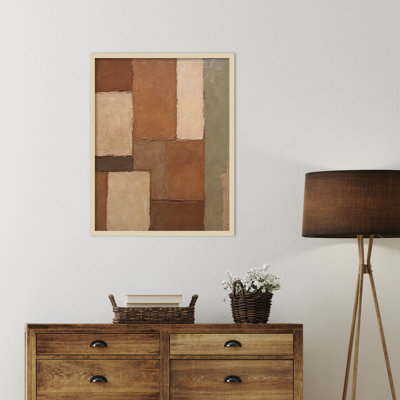 «Arcilla» par Dan Hobjour, reproduction d'art encadrée sur bois