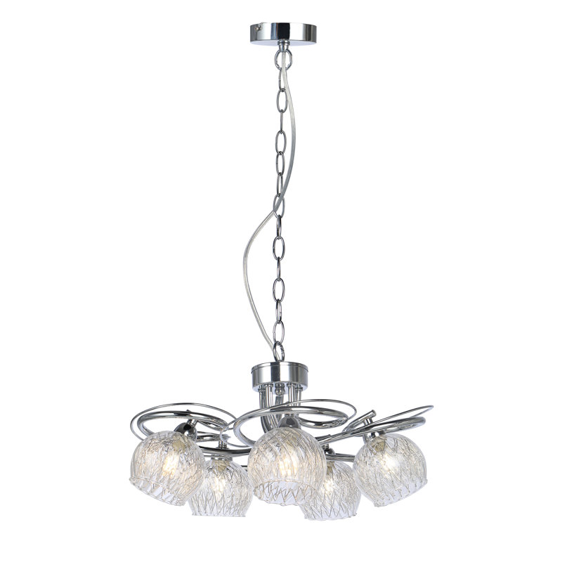 Roelof 5 - Light Chrome Unique/Statement Pendant